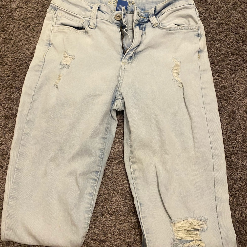 White washed Arizona jeans